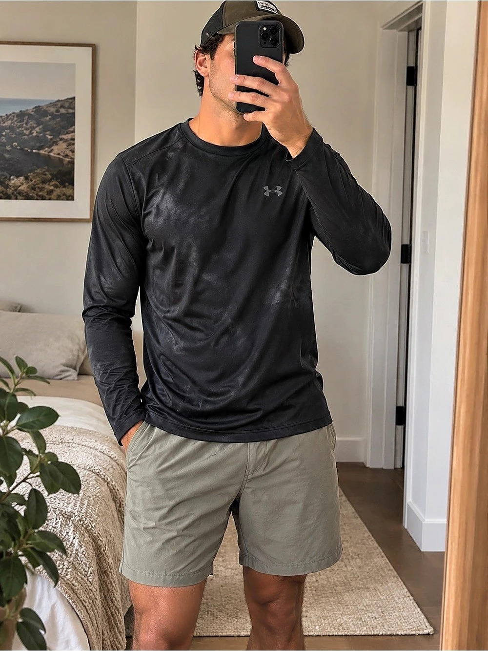 Under Armour Camo Boxed Sportstyle Long Sleeve T-Shirt Medium